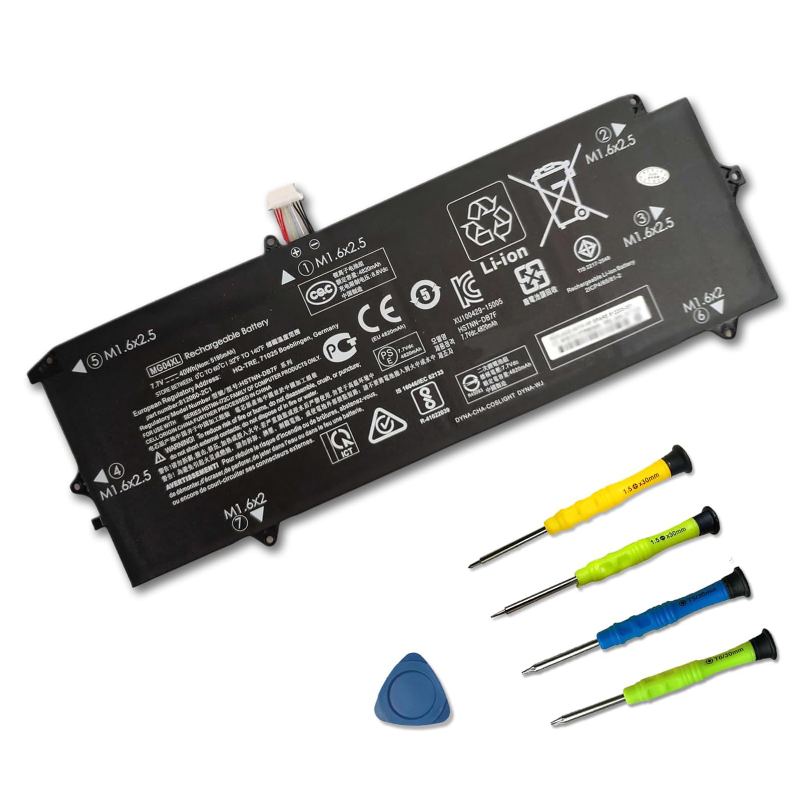 Amazon.com: SUNNEAR MG04XL 812205-001 Battery Replacement for Hp